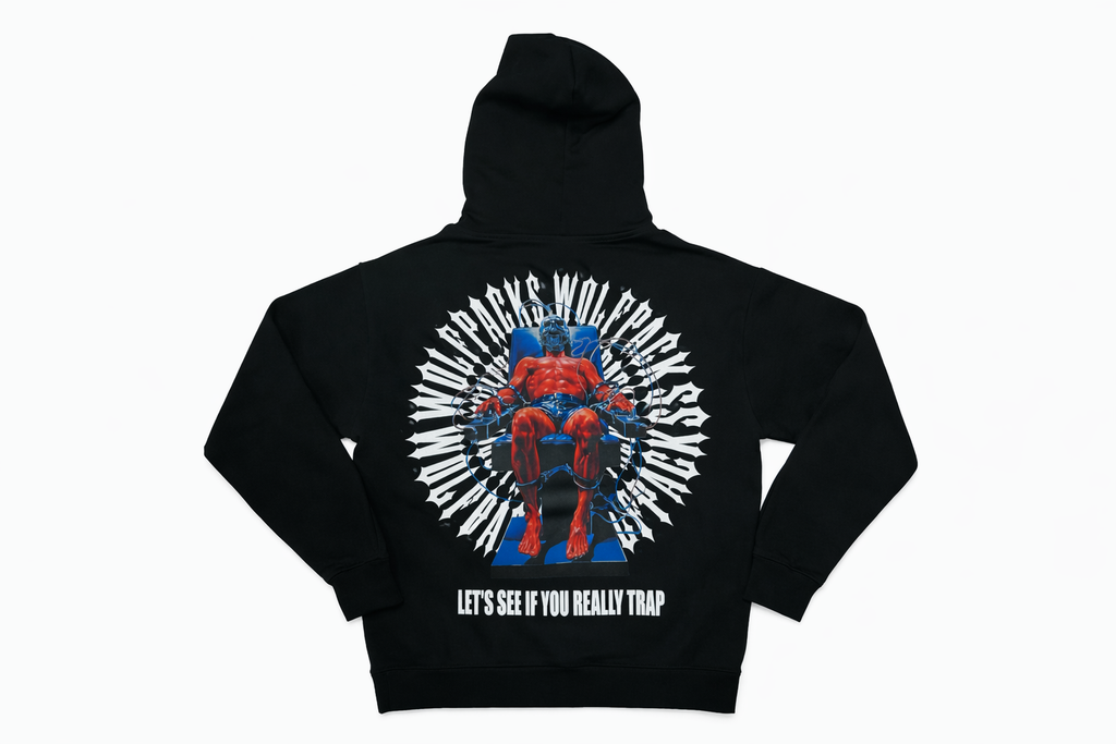 Electric chair heavyweight hoodie